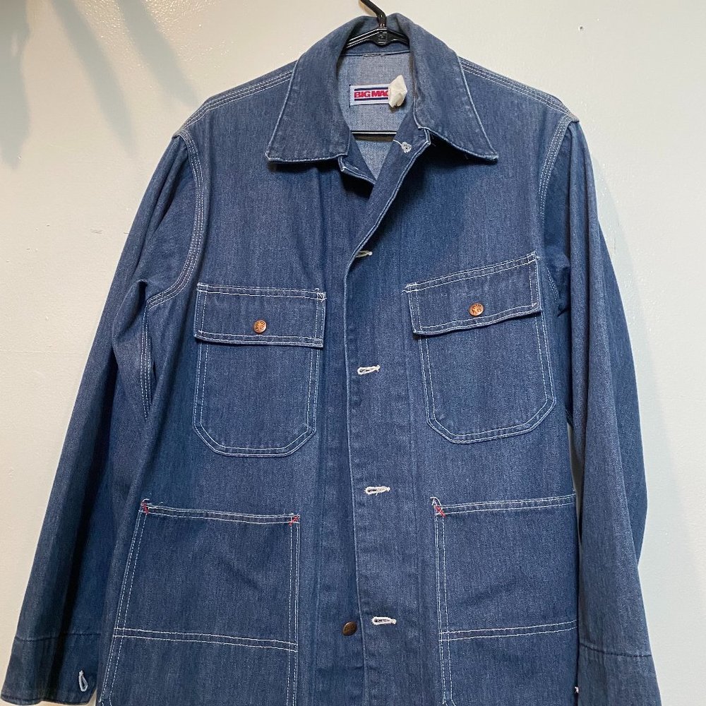 Vintage Big Mac Denim Chore Coat - Size 38